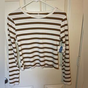 Arizona Jean Co baby tee crop top Size L